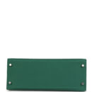 Hermes Kelly Sellier 28 Vert Moyen Epsom PHW