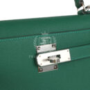 Hermes Kelly Sellier 28 Vert Moyen Epsom PHW