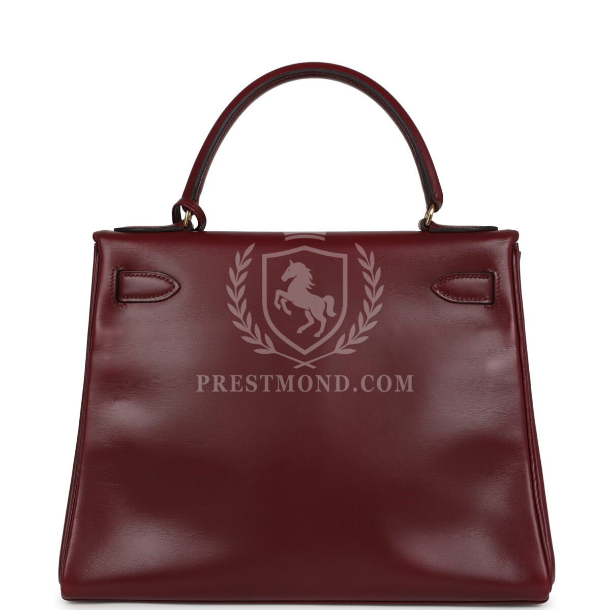 Vintage Hermes Kelly Retourne 28 Rouge H Box GHW — изображение 4