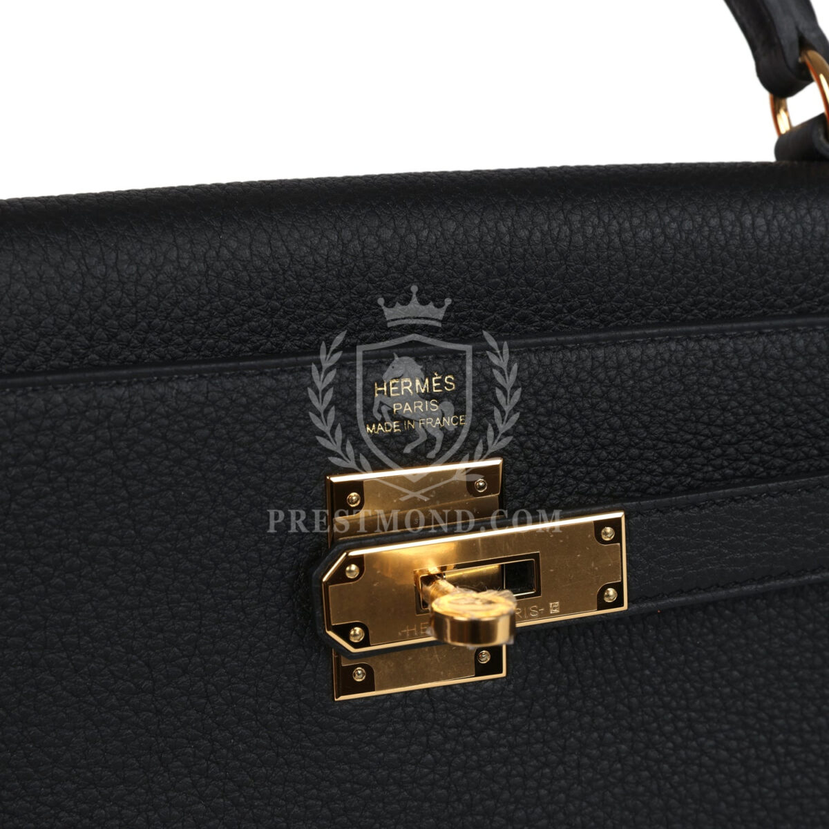Hermes Kelly Retourne 28 Black Togo GHW — изображение 7