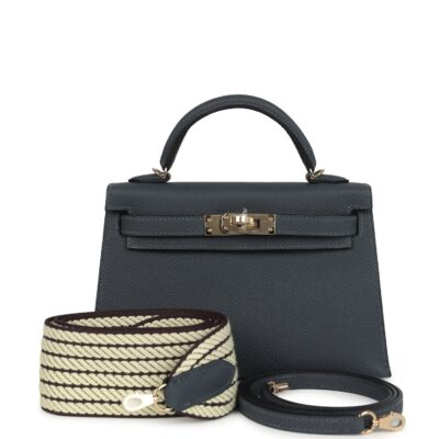 Hermes Kelly Sellier 20 Gris Misty Epsom PBHW