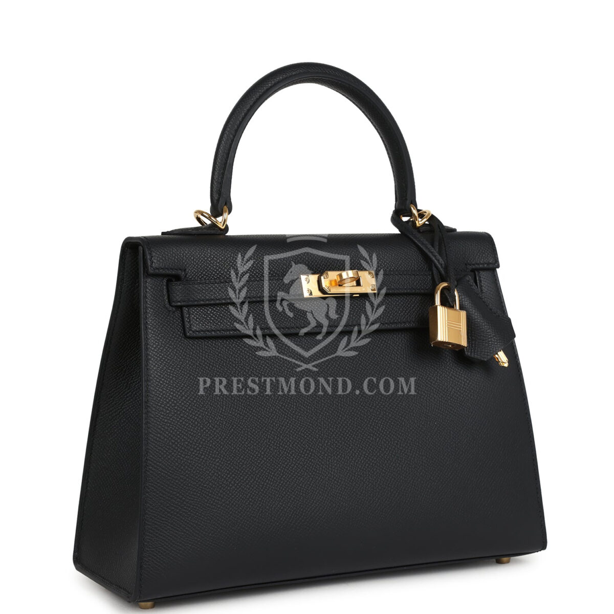 Hermes Kelly Sellier 25 Black Epsom GHW — изображение 2