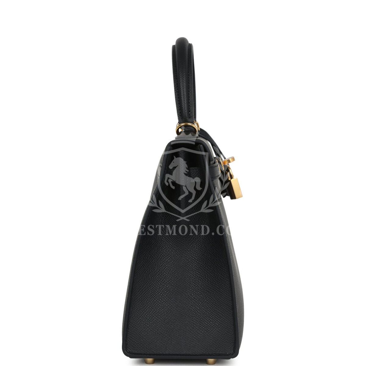 Hermes Kelly Sellier 25 Black Epsom GHW — изображение 4