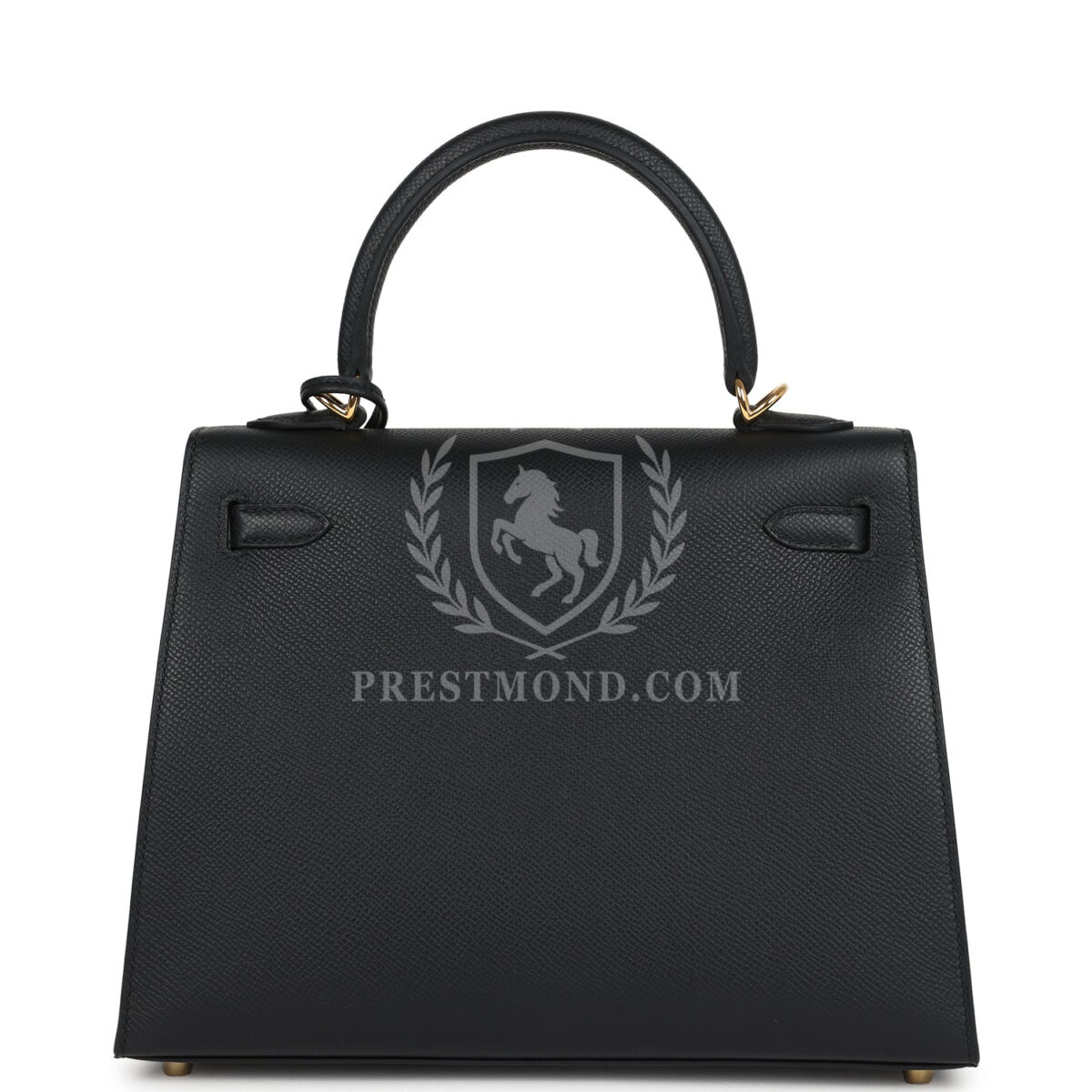 Hermes Kelly Sellier 25 Black Epsom GHW — изображение 5