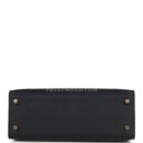 Hermes Kelly Sellier 25 Black Epsom GHW