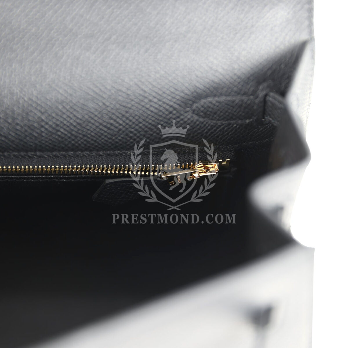Hermes Kelly Sellier 25 Black Epsom GHW — изображение 9