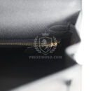 Hermes Kelly Sellier 25 Black Epsom GHW