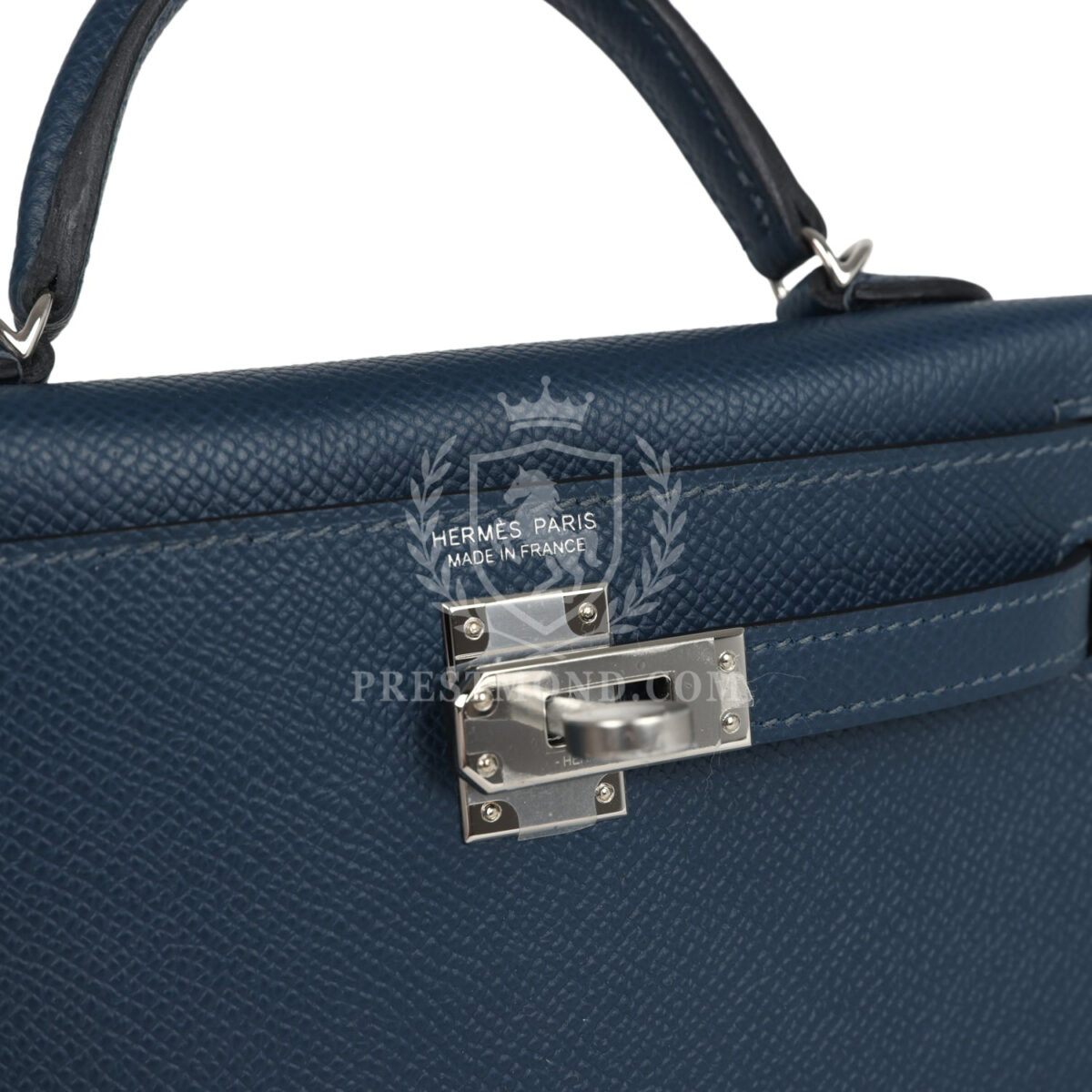 Hermes Kelly Sellier 20 Bleu de Prusse Epsom PHW — изображение 7