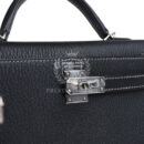 Hermes Special Order (HSS) Kelly Sellier 20 Black Verso Chevre PHW