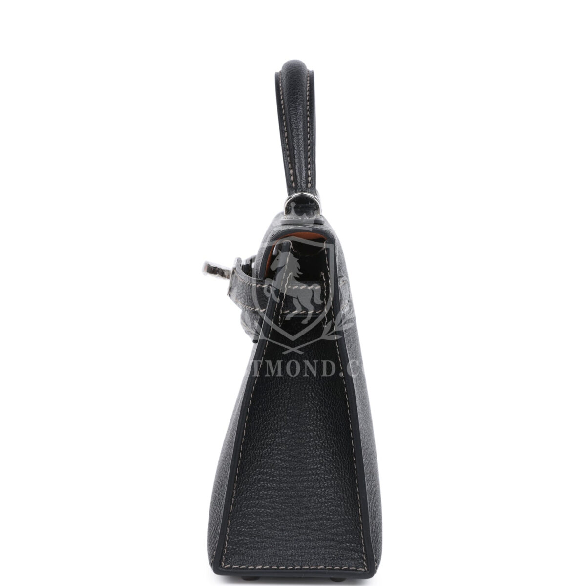 Hermes Special Order (HSS) Kelly Sellier 20 Black Verso Chevre PHW — изображение 3