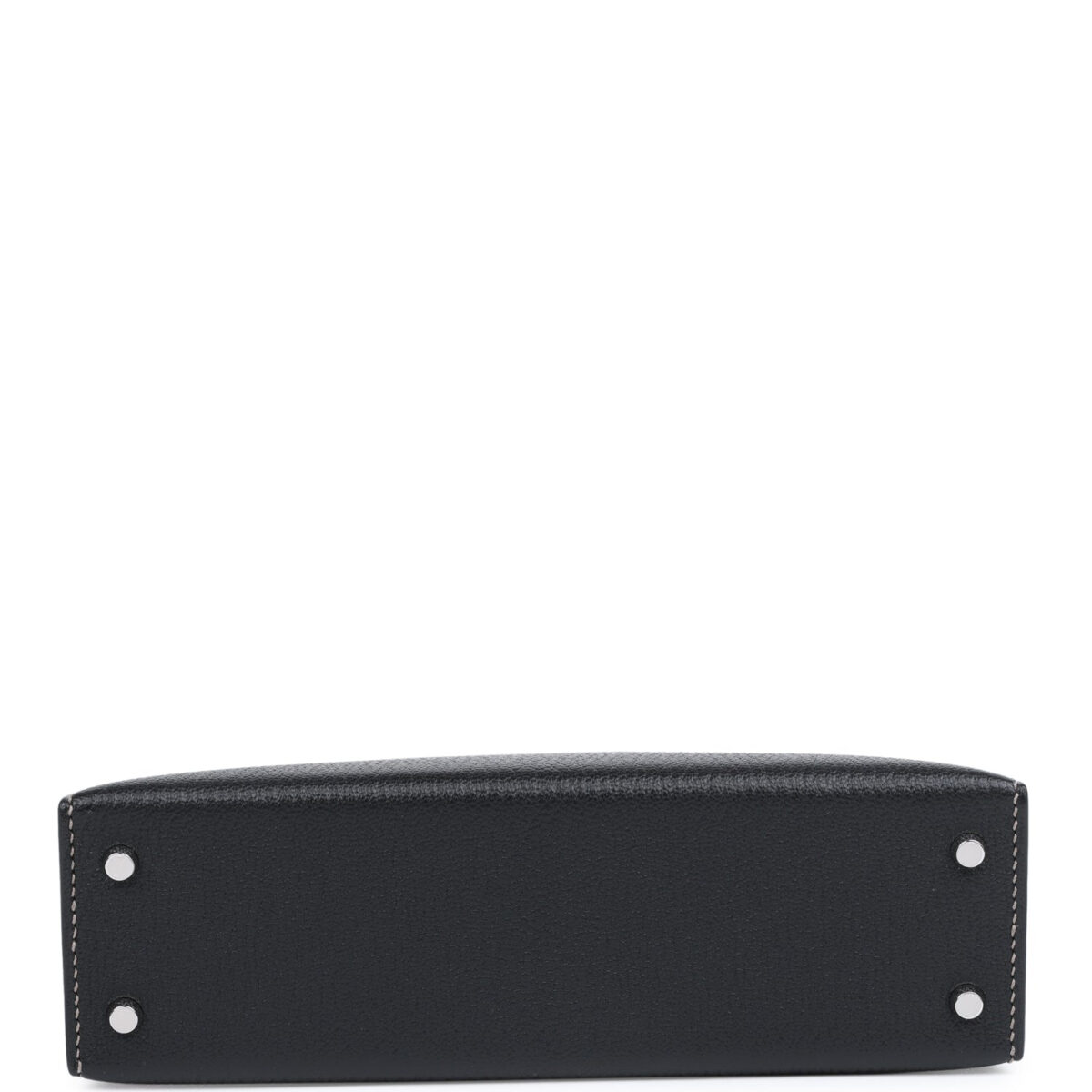 Hermes Special Order (HSS) Kelly Sellier 20 Black Verso Chevre PHW — изображение 6