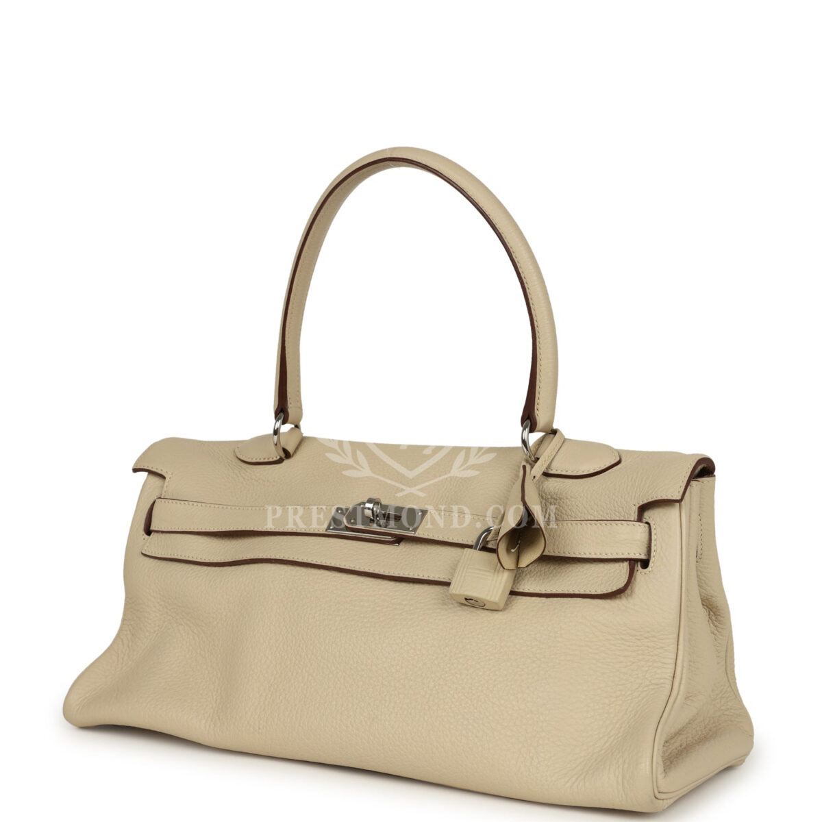 Vintage Hermes Shoulder Kelly 42 JPG Parchemin Clemence PHW — изображение 5