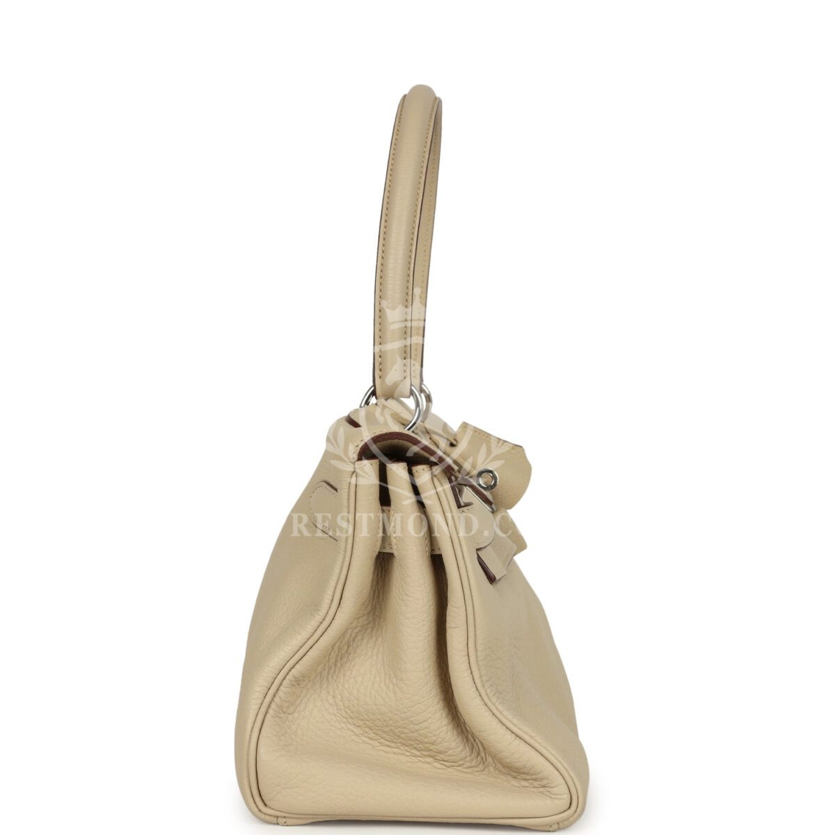 Vintage Hermes Shoulder Kelly 42 JPG Parchemin Clemence PHW — изображение 3