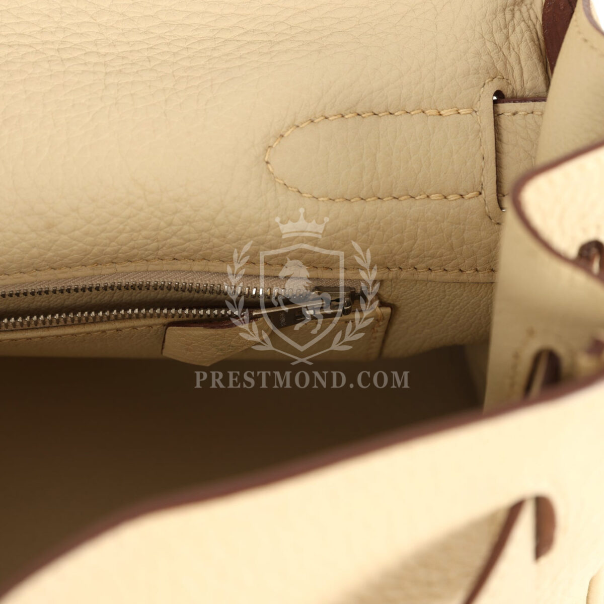 Vintage Hermes Shoulder Kelly 42 JPG Parchemin Clemence PHW — изображение 9