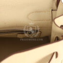 Vintage Hermes Shoulder Kelly 42 JPG Parchemin Clemence PHW