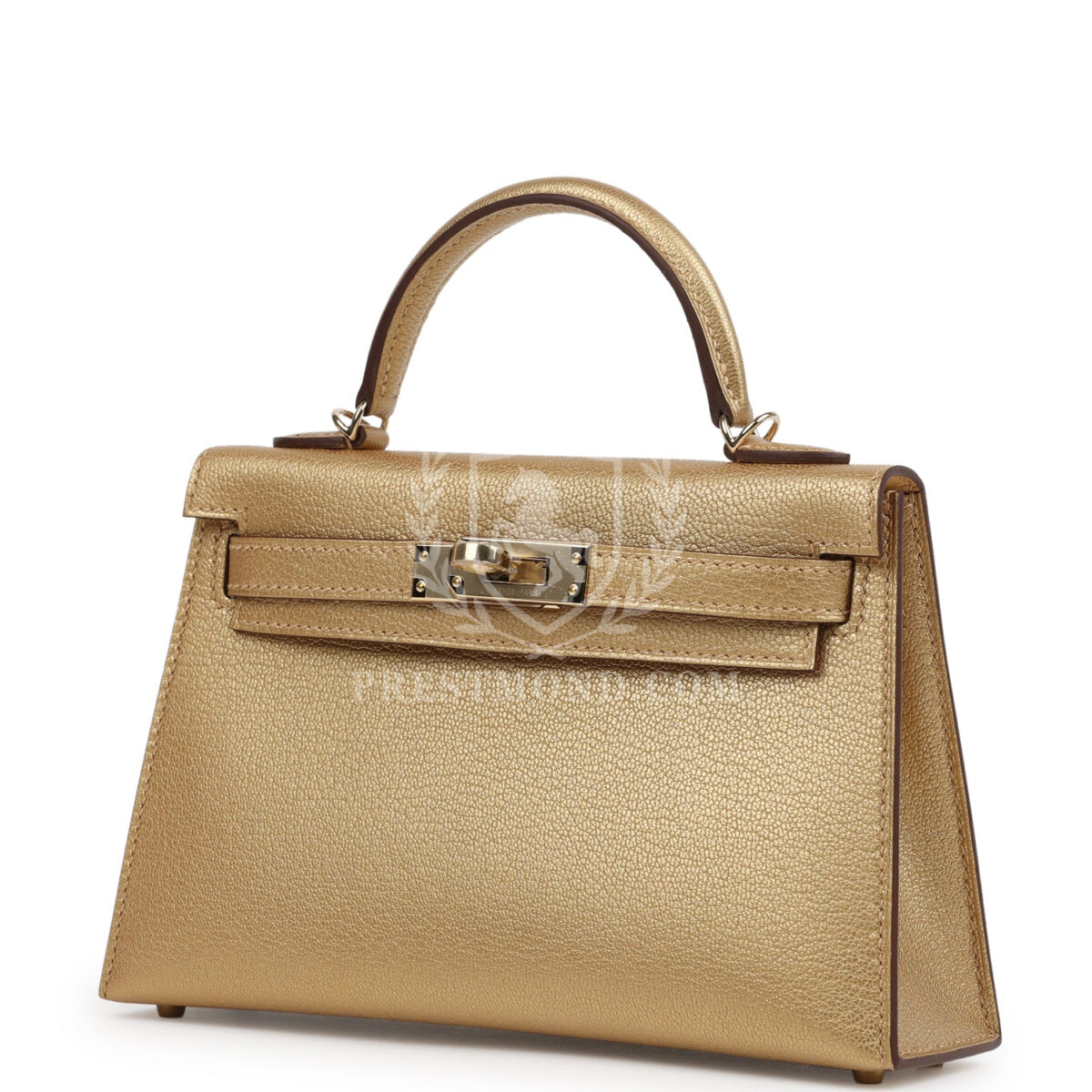 Hermes Kelly Sellier 20 Dore Chevre Chamkilight PBHW — изображение 5