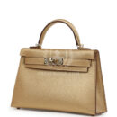 Hermes Kelly Sellier 20 Dore Chevre Chamkilight PBHW