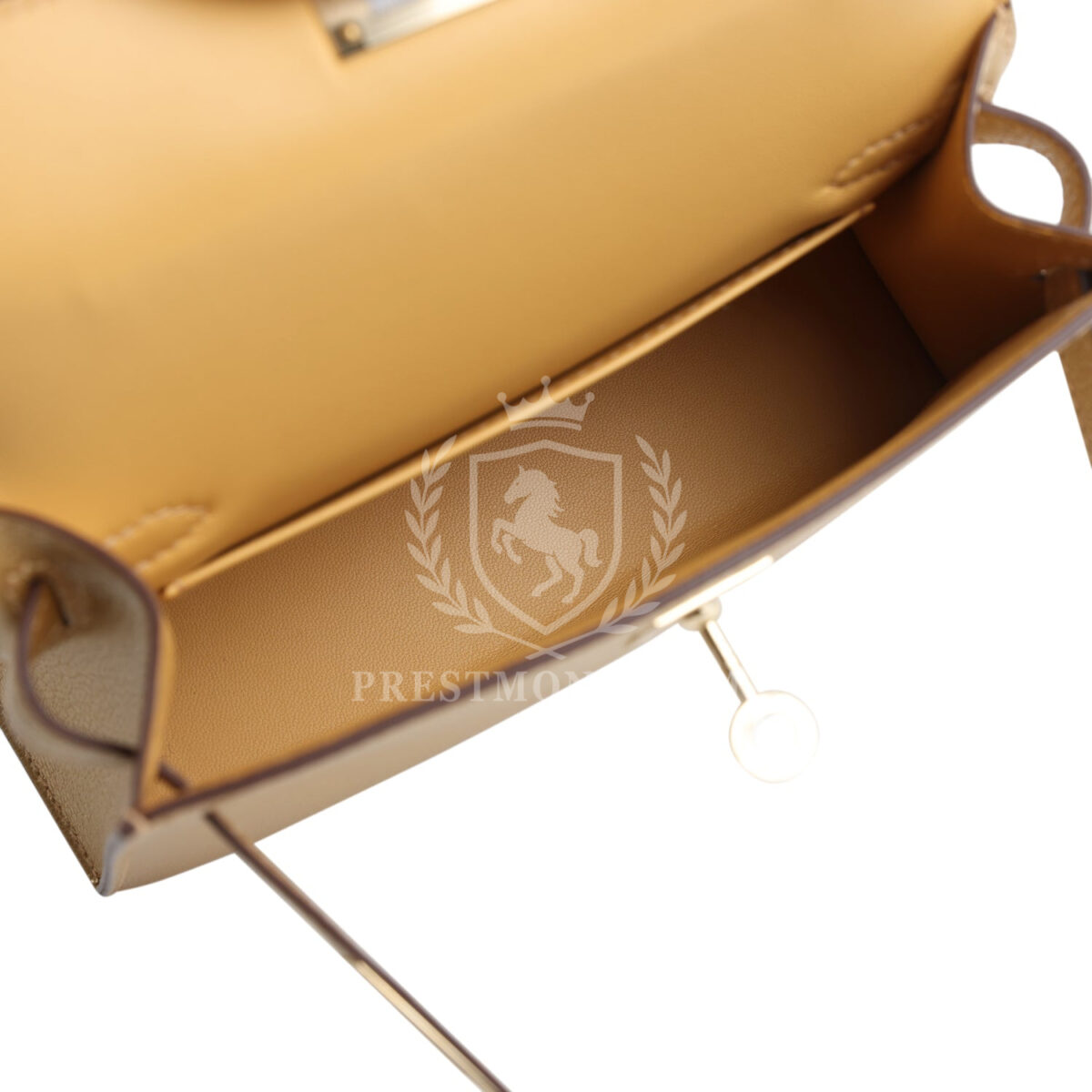 Hermes Kelly Sellier 20 Dore Chevre Chamkilight PBHW — изображение 8