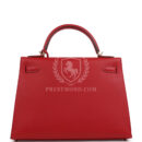 Hermes Kelly Sellier 32 Rouge Casaque Epsom GHW