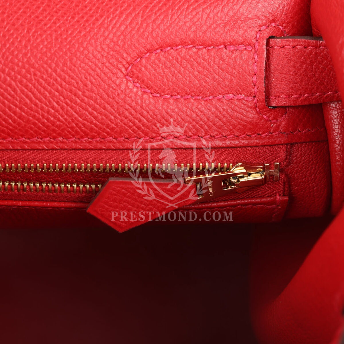 Hermes Kelly Sellier 32 Rouge Casaque Epsom GHW — изображение 8