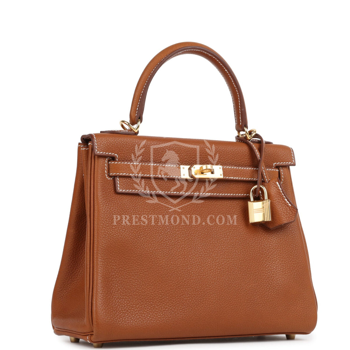 Hermes Kelly Retourne 25 Fauve Barenia Faubourg GHW — изображение 2