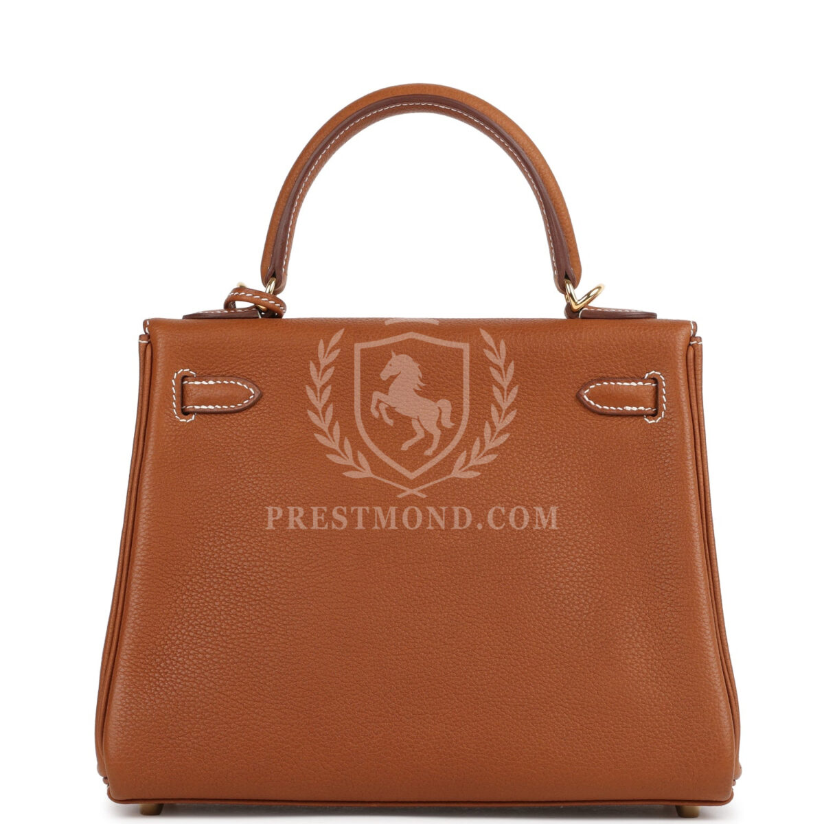 Hermes Kelly Retourne 25 Fauve Barenia Faubourg GHW — изображение 4