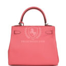 Hermes Kelly Retourne 25 Rose Azalee Swift PHW