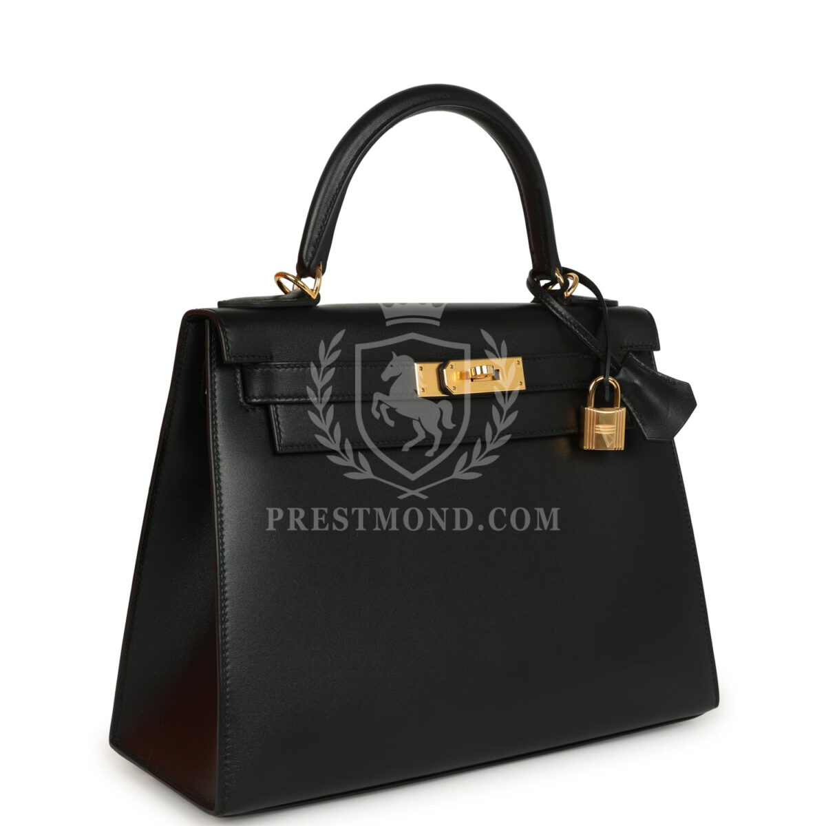 Hermes Kelly Sellier 28 Black Tadelakt GHW — изображение 2