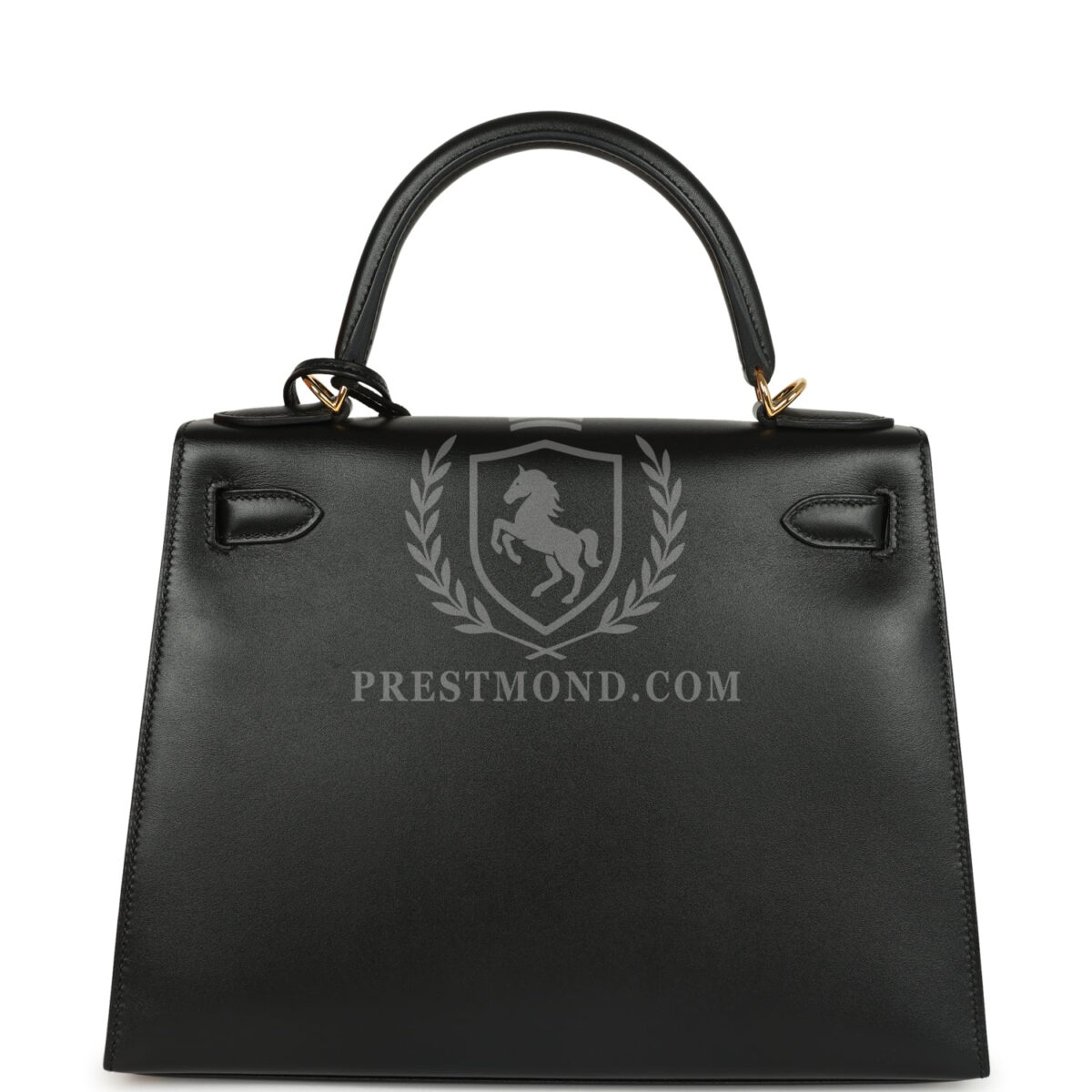 Hermes Kelly Sellier 28 Black Tadelakt GHW — изображение 4