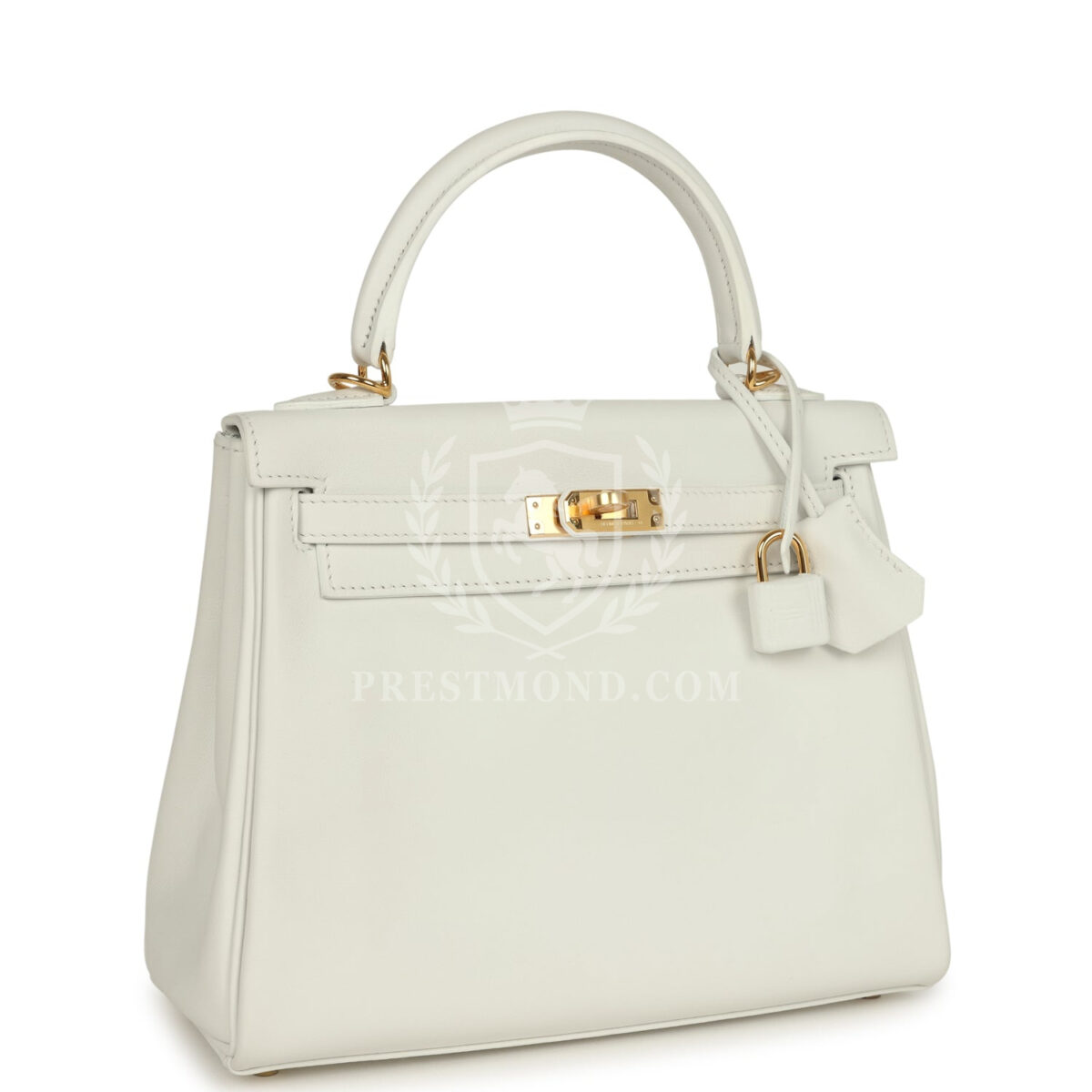Hermes Kelly Retourne 25 New White Swift GHW — изображение 2