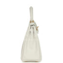 Hermes Kelly Retourne 25 New White Swift GHW