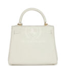 Hermes Kelly Retourne 25 New White Swift GHW