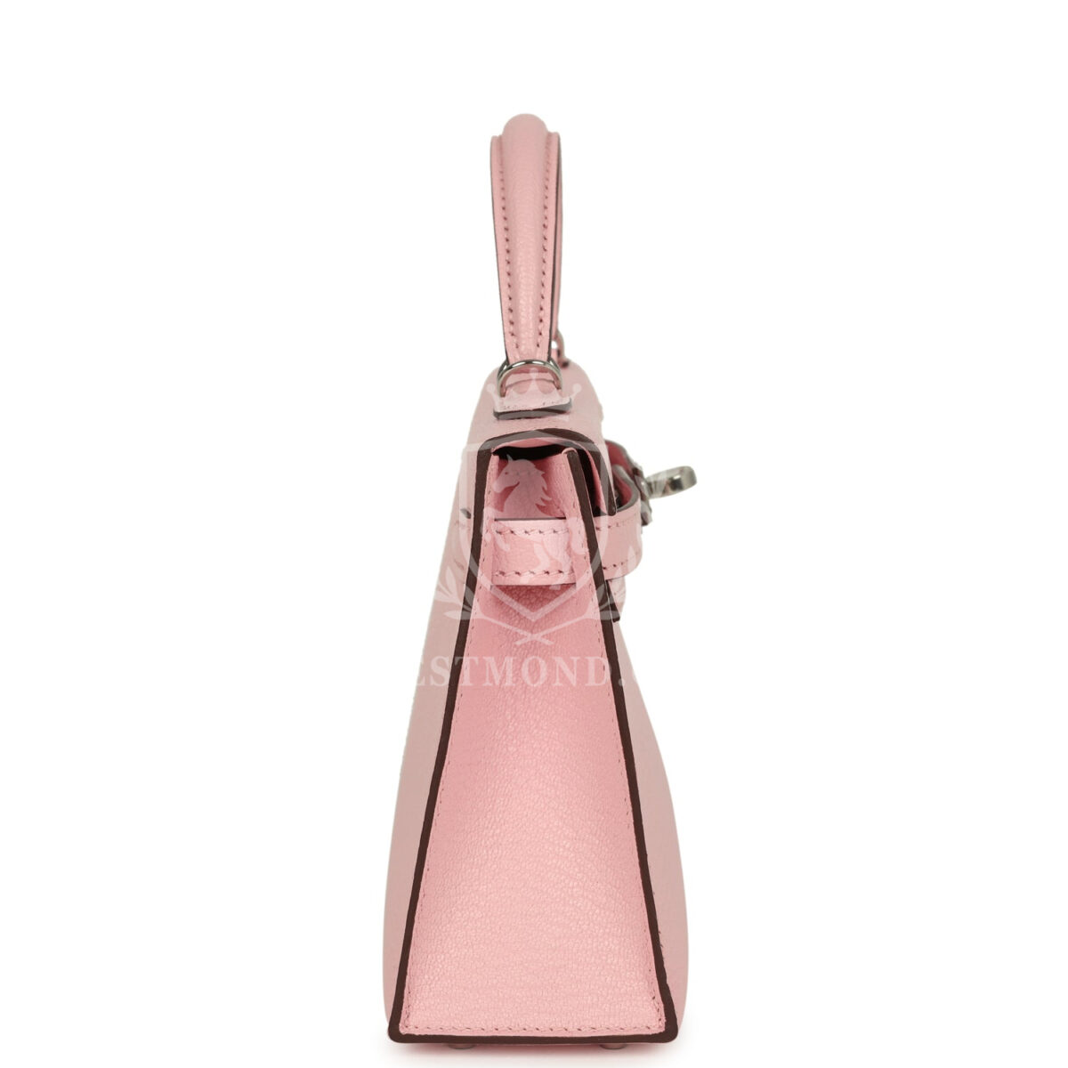 Hermes Kelly Sellier 20 Rose Sakura Chevre Mysore PHW — изображение 3