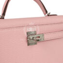 Hermes Kelly Sellier 20 Rose Sakura Chevre Mysore PHW