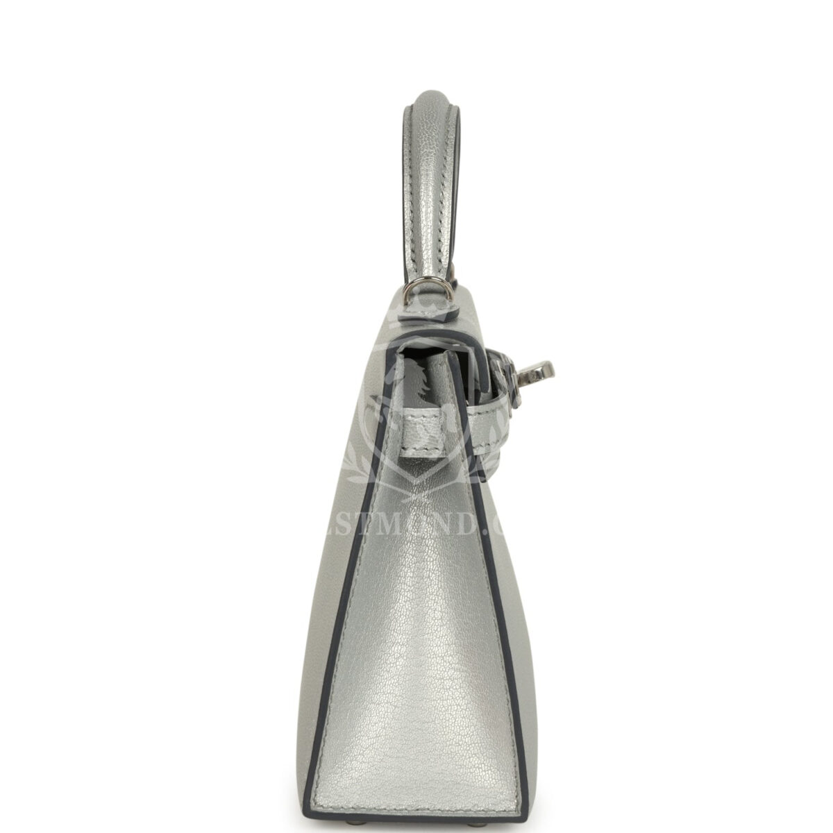 Hermes Kelly Sellier 20 Argent Chevre Chamkilight PHW — изображение 4