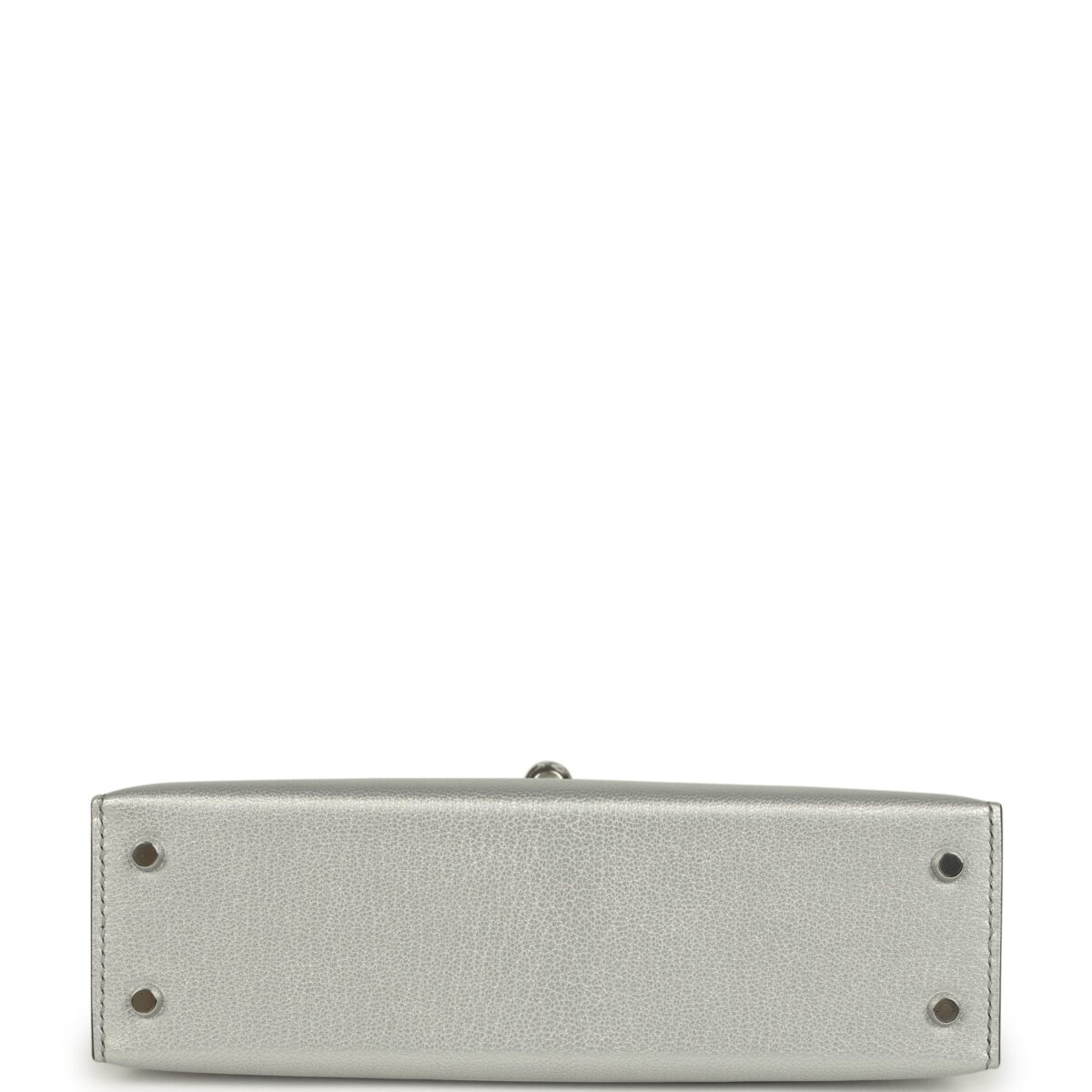Hermes Kelly Sellier 20 Argent Chevre Chamkilight PHW — изображение 6