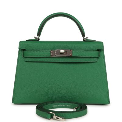 Hermes Kelly Sellier 20 Cactus Verso Epsom PHW