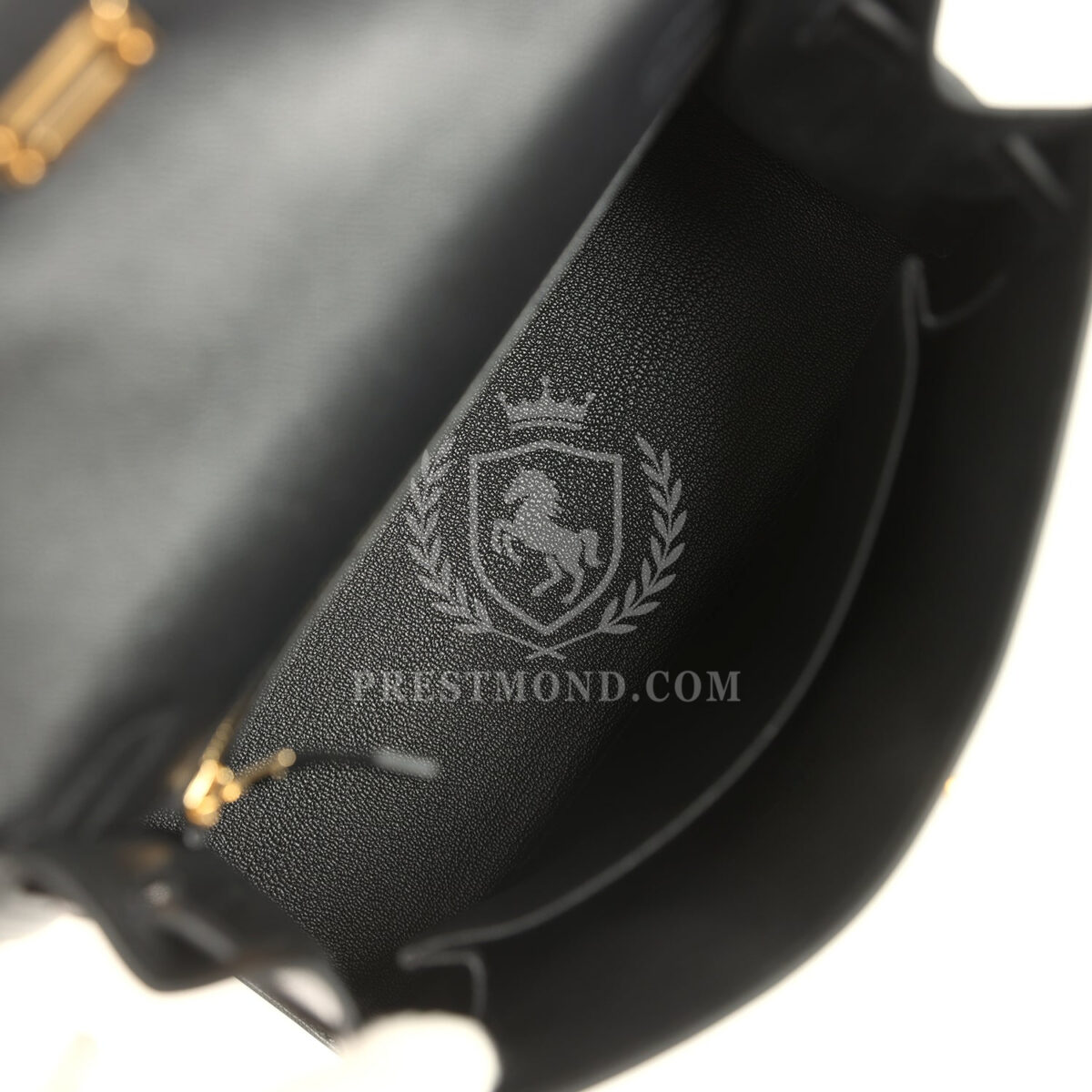 Hermes Kelly Sellier 25 Black Madame and Matte Alligator Touch GHW — изображение 8