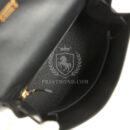 Hermes Kelly Sellier 25 Black Madame and Matte Alligator Touch GHW