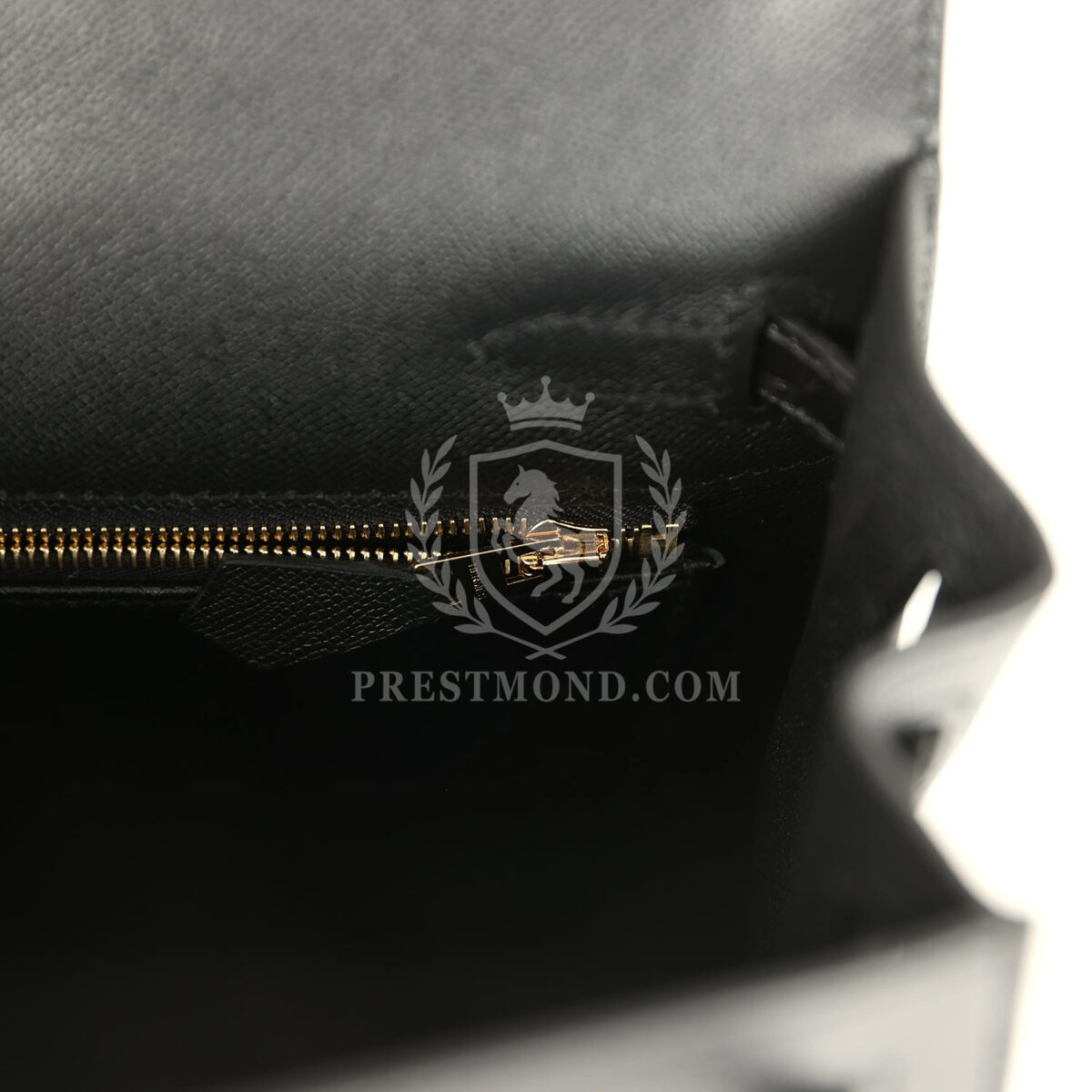 Hermes Kelly Sellier 25 Black Madame and Matte Alligator Touch GHW — изображение 9