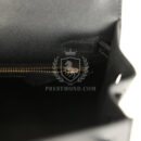 Hermes Kelly Sellier 25 Black Madame and Matte Alligator Touch GHW
