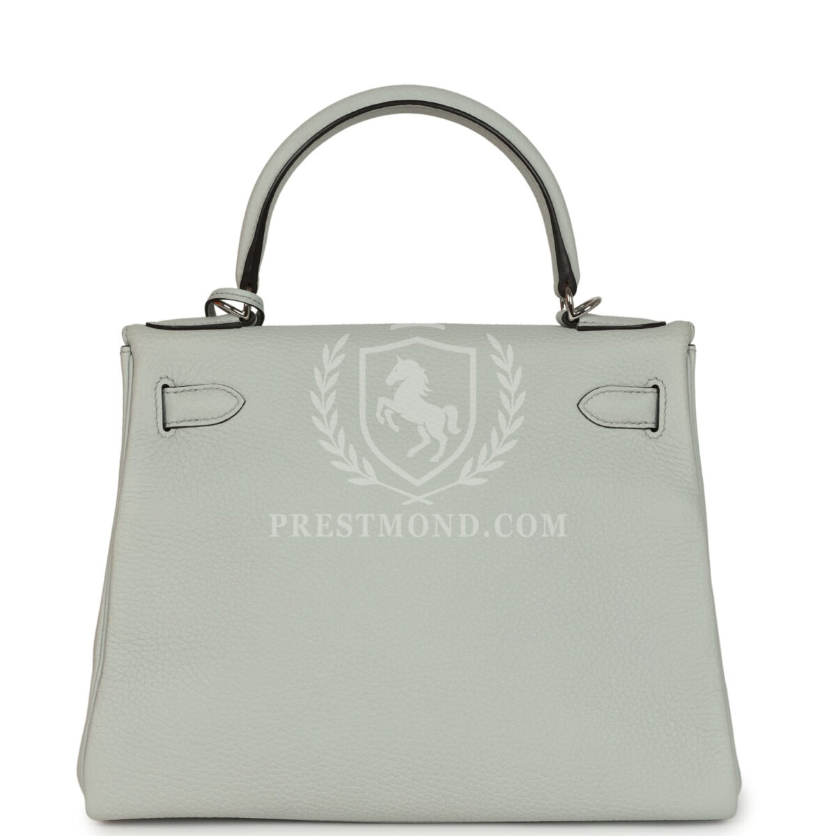 Hermes Kelly Retourne 28 Bleu Pale Clemence PHW — изображение 4