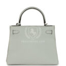 Hermes Kelly Retourne 28 Bleu Pale Clemence PHW