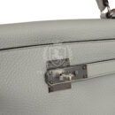 Hermes Kelly Retourne 28 Bleu Pale Clemence PHW