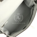 Hermes Kelly Retourne 28 Bleu Pale Clemence PHW