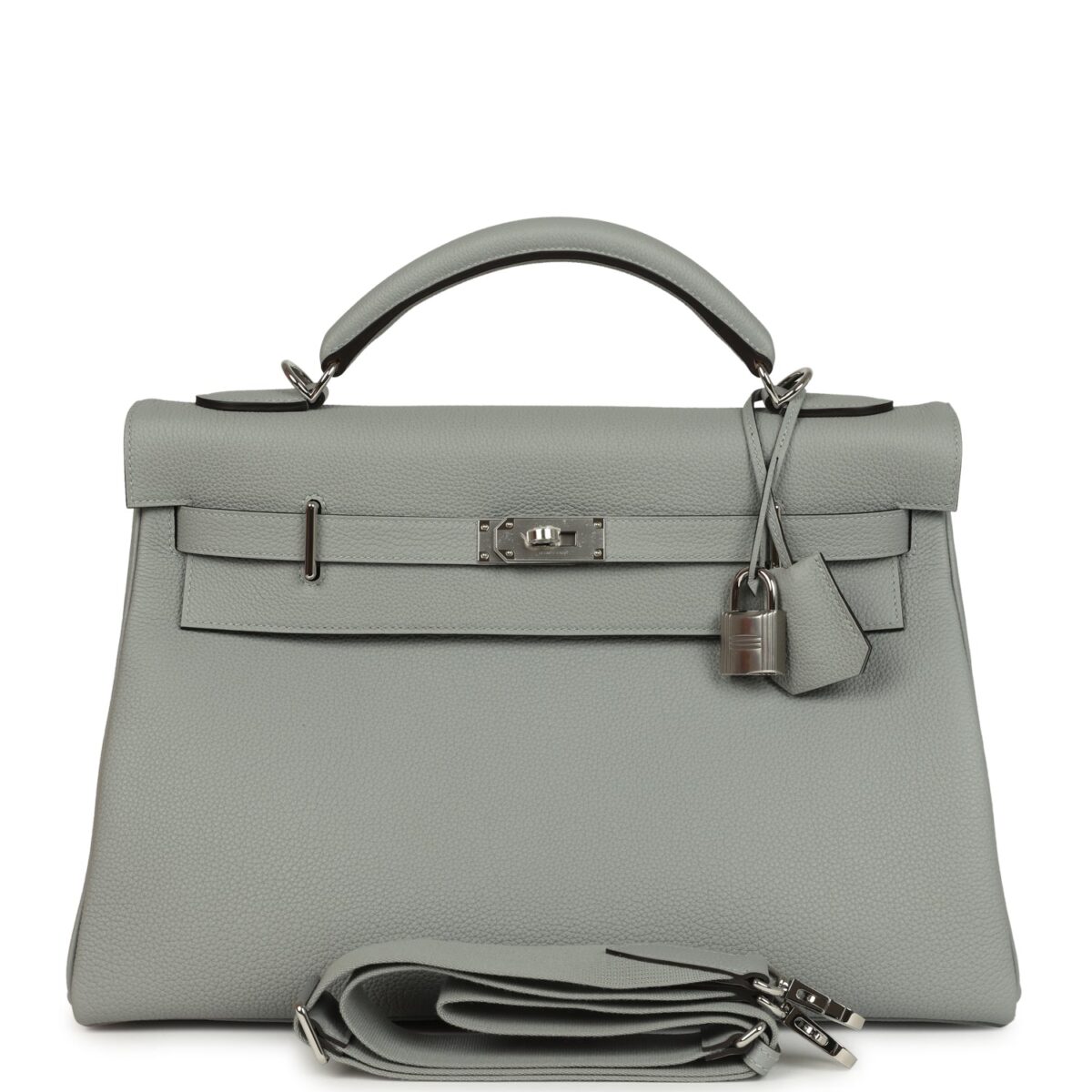 Hermes Kelly 42 Maxi Bleu Glacier Togo PHW