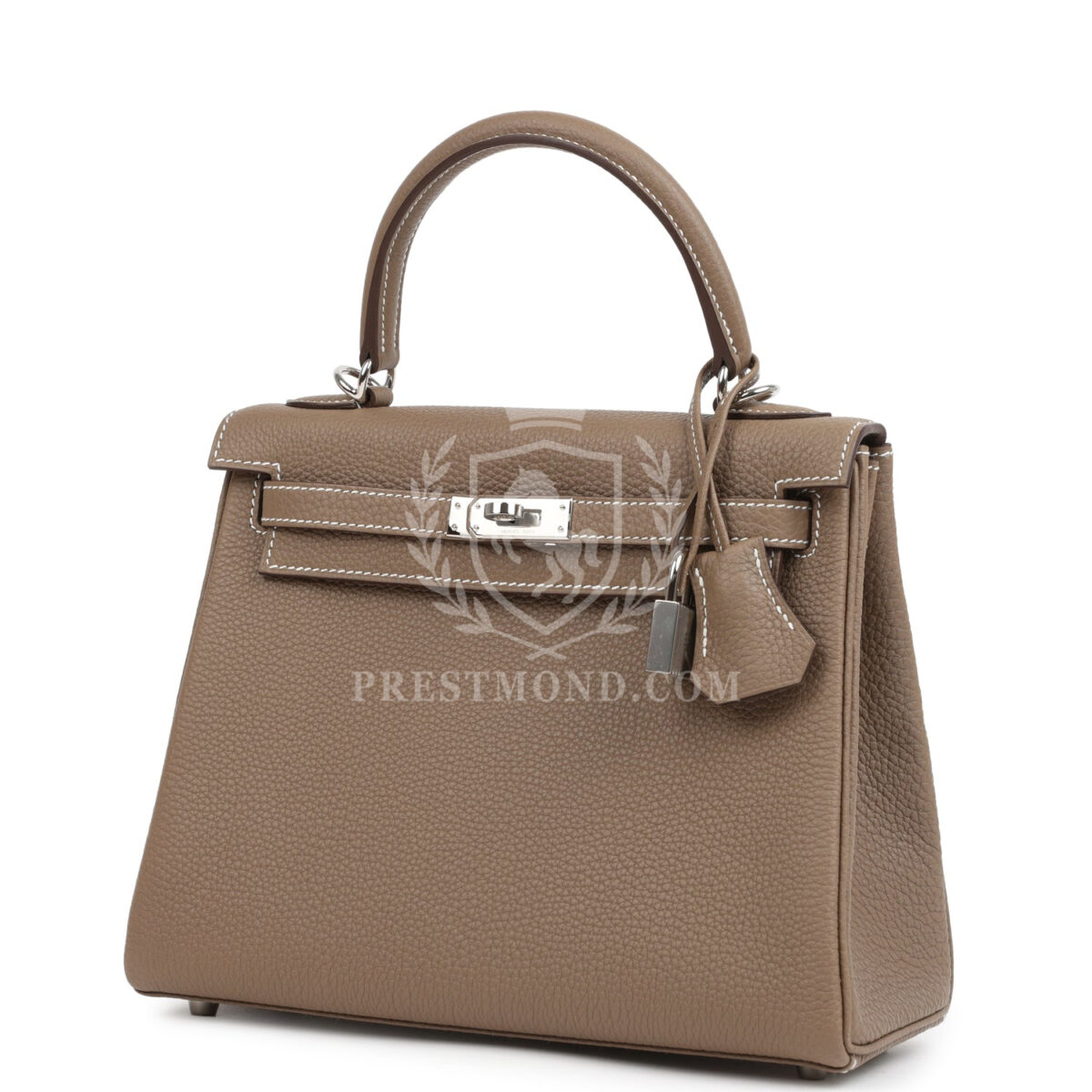 Hermes Kelly Retourne 25 Etoupe Togo PHW — изображение 5