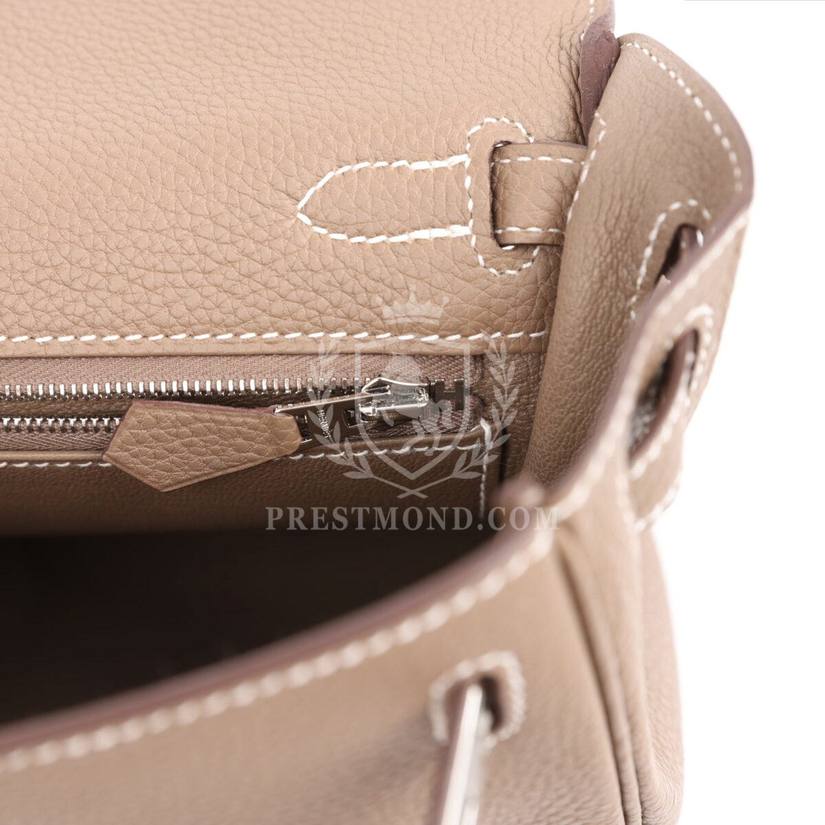 Hermes Kelly Retourne 25 Etoupe Togo PHW — изображение 9