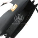 Hermes Kelly Sellier 32 Black Epsom GHW