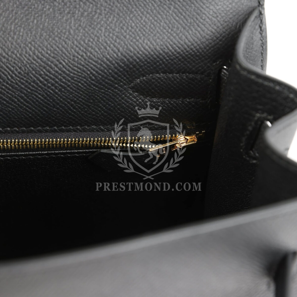 Hermes Kelly Sellier 32 Black Epsom GHW — изображение 9